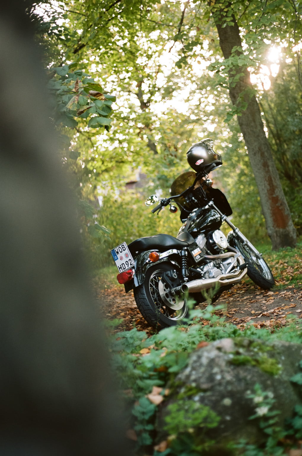 SVÆN.IO Analoges Motorrad-Shooting mit Jonas und seiner Harley Davidson in Wolfsburg