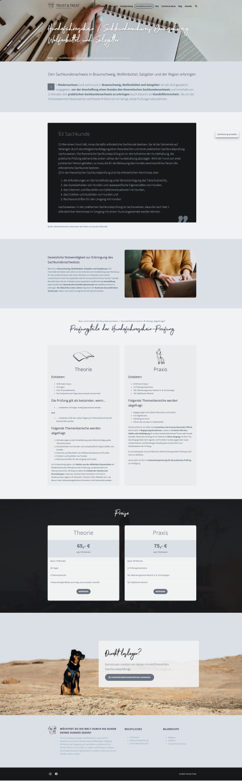 SVÆN.IO Brand Design für Hundeschule Trust & Treat 5